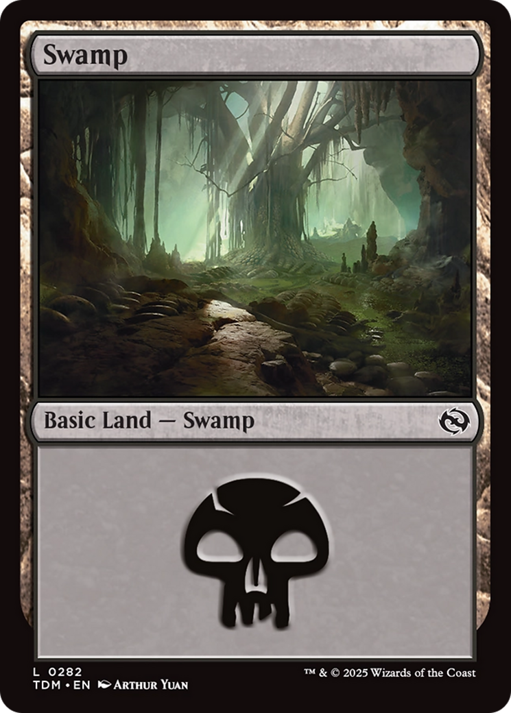 Swamp (0282) [Tarkir: Dragonstorm] Foil