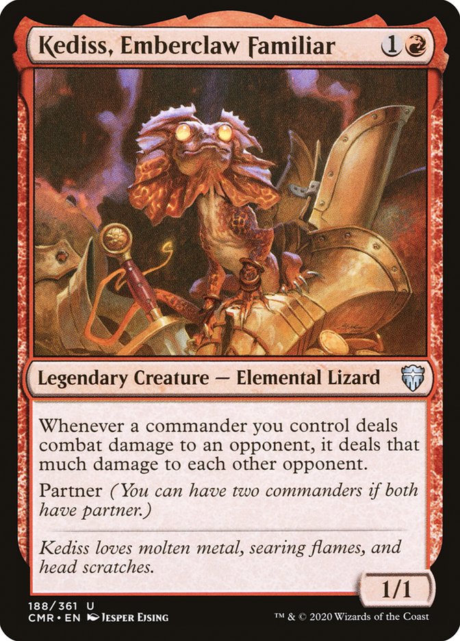 Kediss, Emberclaw Familiar [Commander Legends] Foil