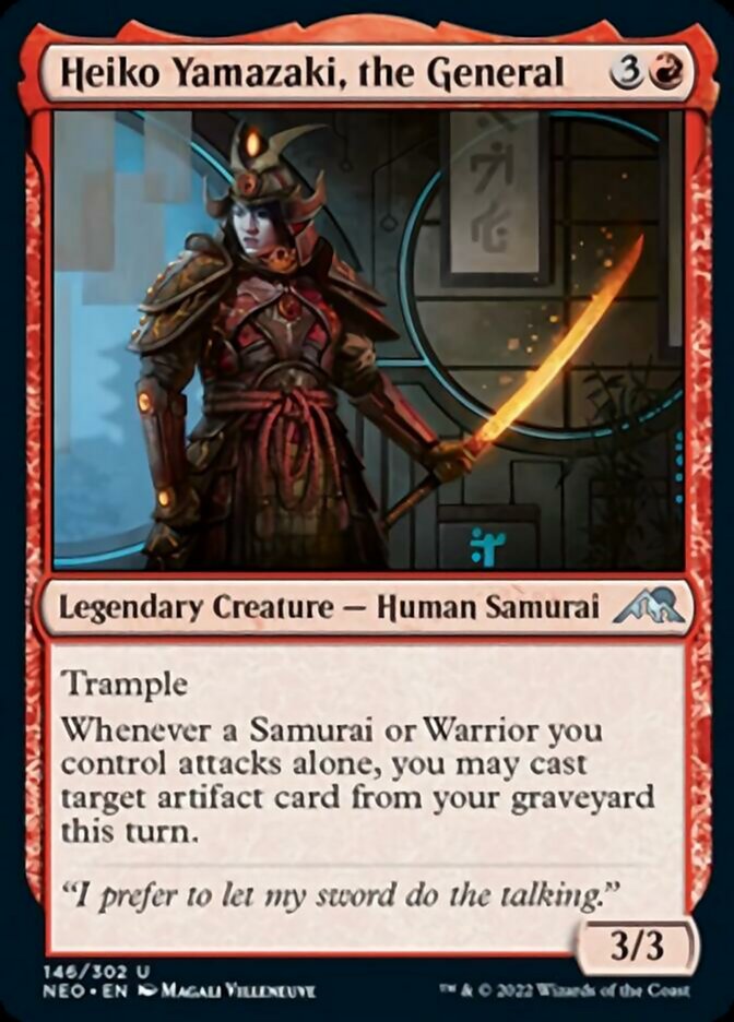 Heiko Yamazaki, the General [Kamigawa: Neon Dynasty] Foil