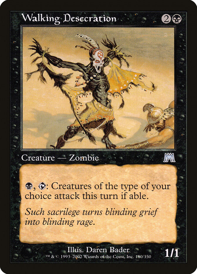 Walking Desecration [Onslaught] Foil