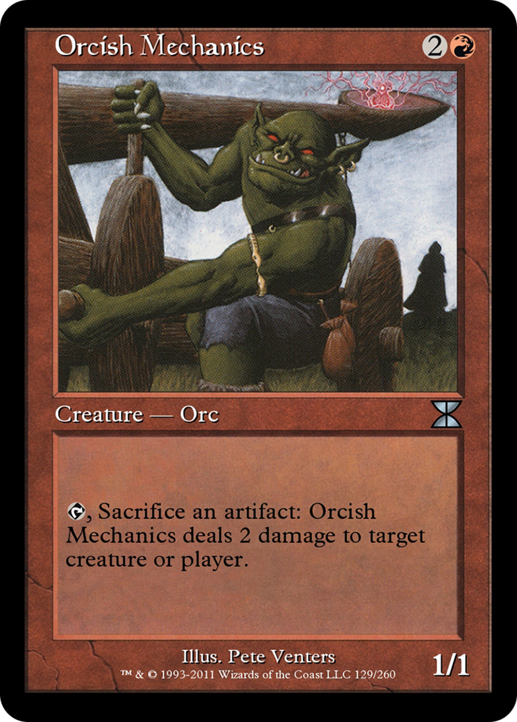 Orcish Mechanics  [Masters Edition IV] Foil