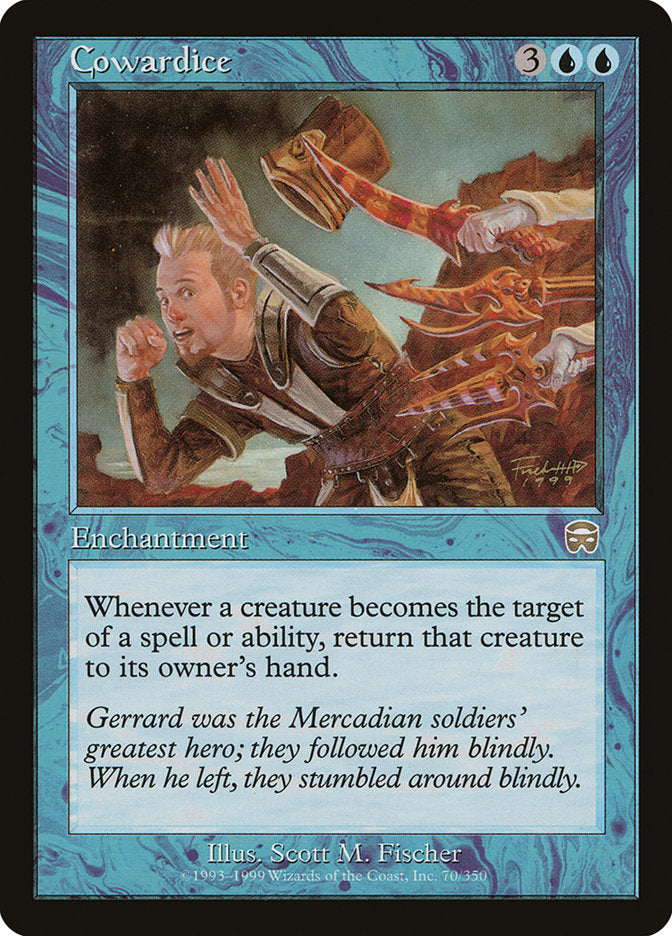 Cowardice [Mercadian Masques] Foil