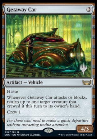 Getaway Car (Promo Pack) [Streets of New Capenna Promos] Foil