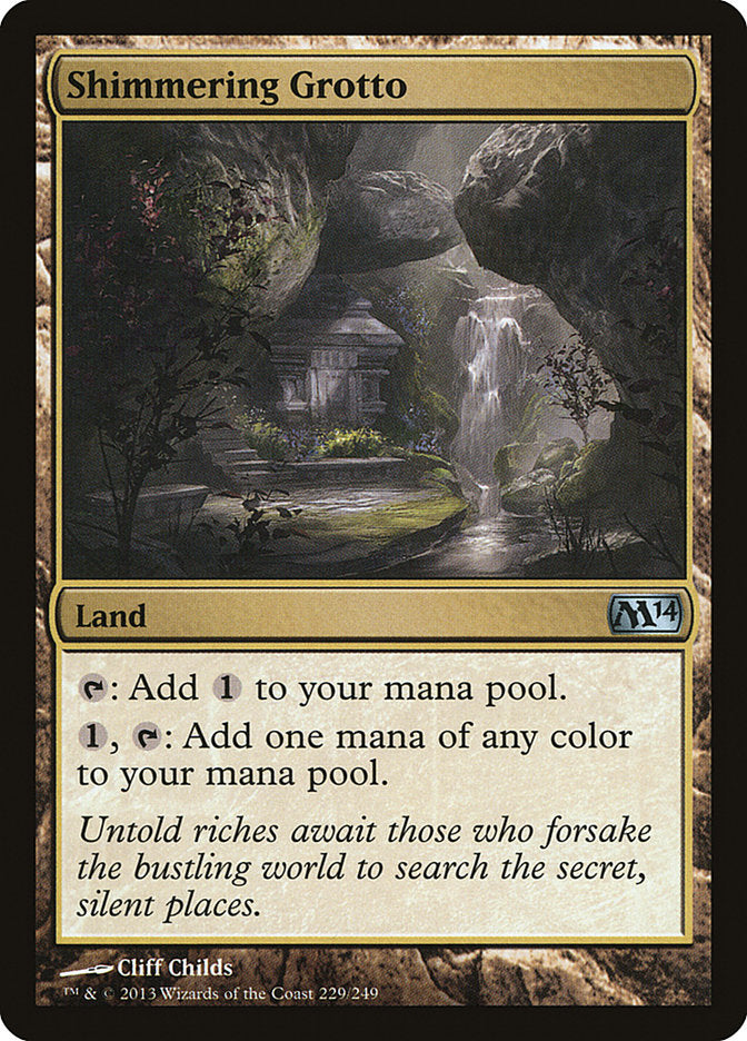Shimmering Grotto [Magic 2014] Foil