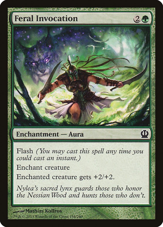 Feral Invocation [Theros] Foil