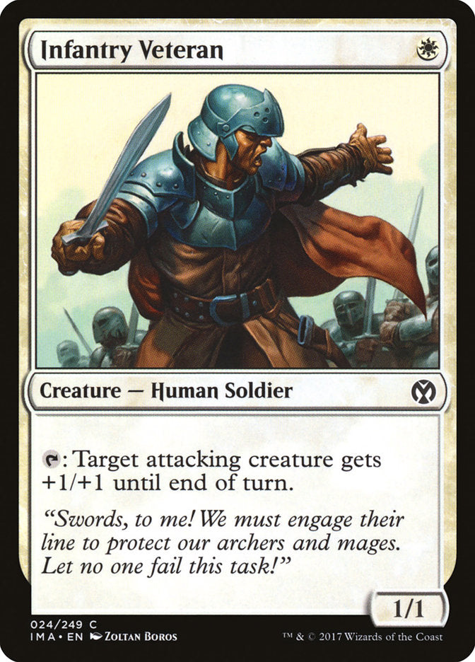 Infantry Veteran [Iconic Masters] Foil