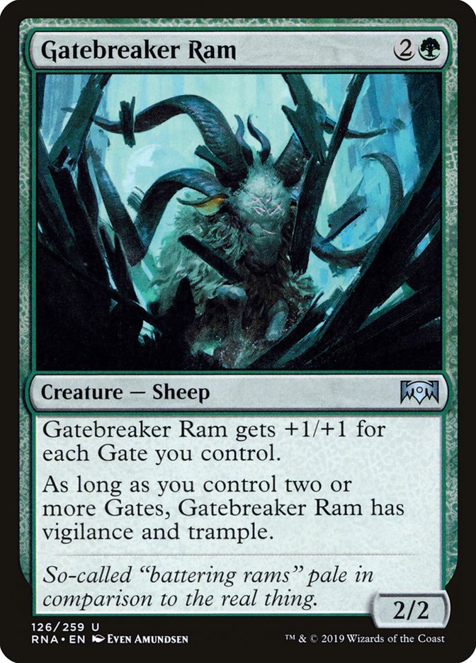 Gatebreaker Ram [Ravnica Allegiance] Foil