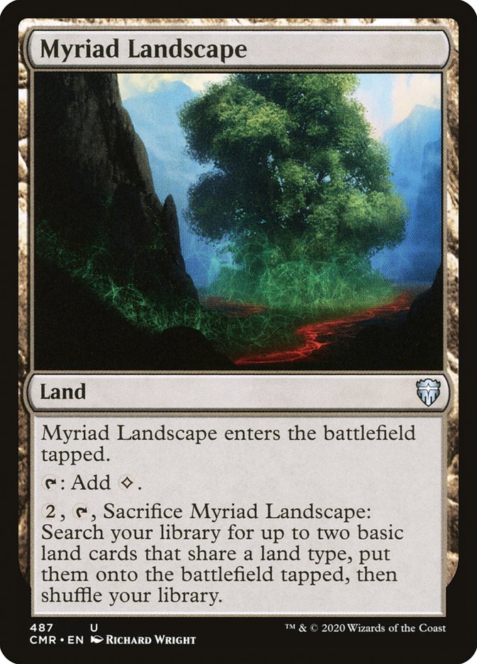 Myriad Landscape [Commander Legends] Foil