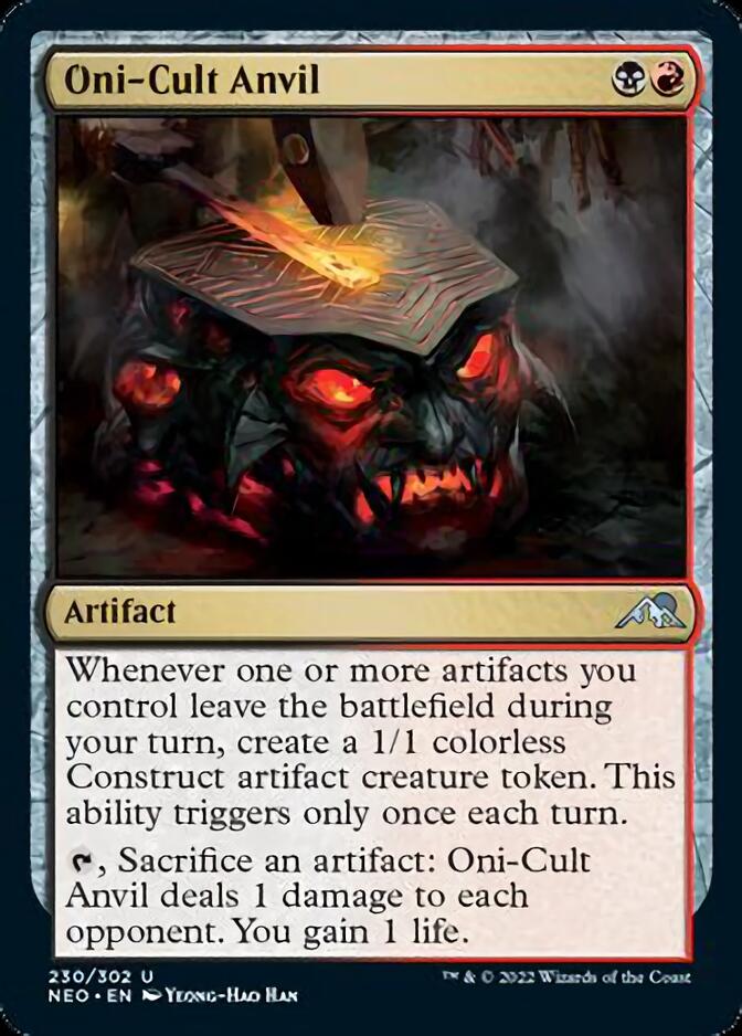 Oni-Cult Anvil [Kamigawa: Neon Dynasty] Foil
