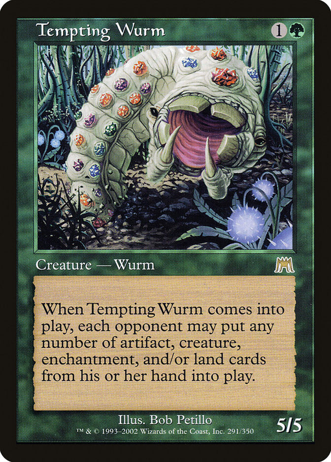 Tempting Wurm [Onslaught] Foil