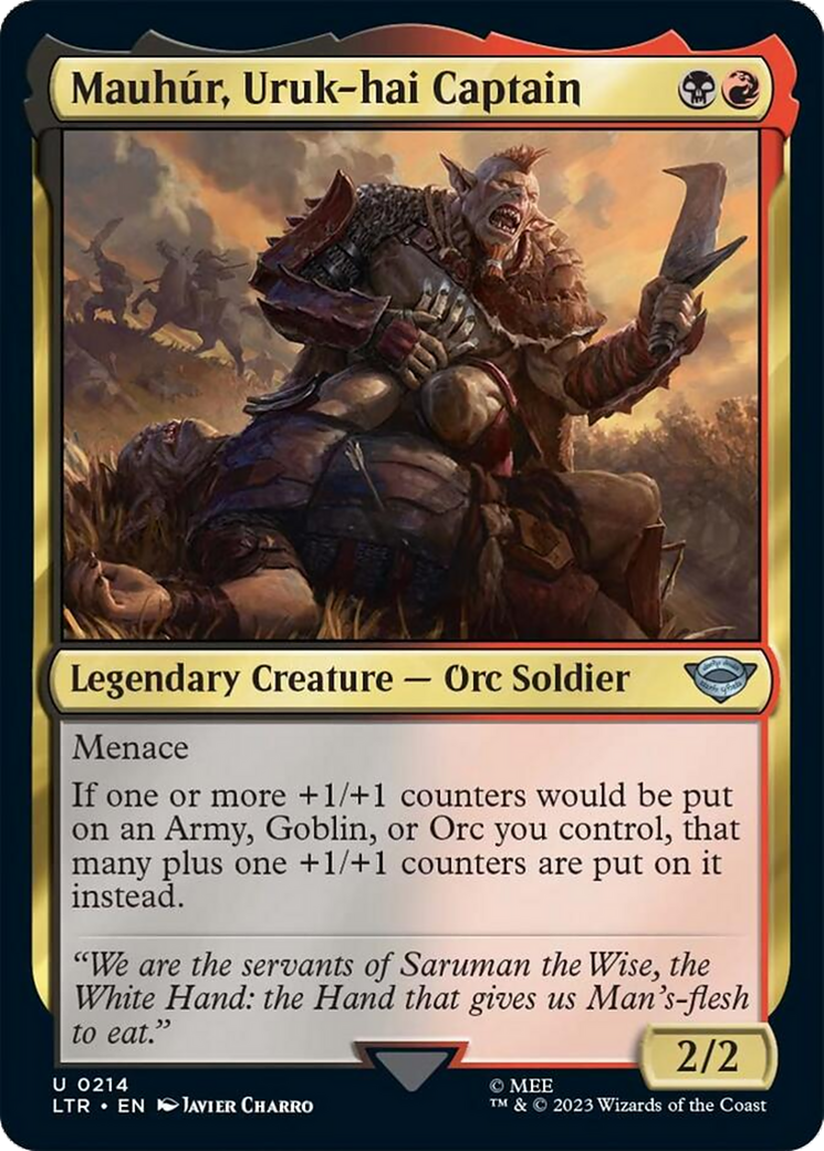 Mauhur, Uruk-hai Captain [The Lord of the Rings: Tales of Middle-Earth] Foil