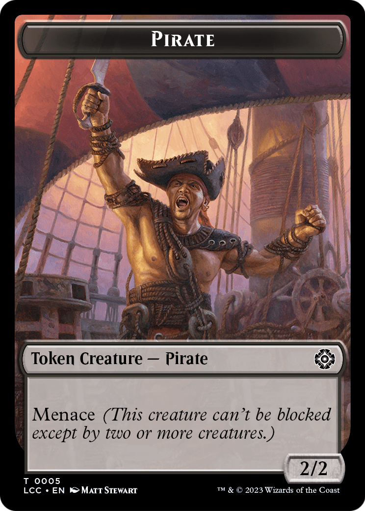 Pirate  [The Lost Caverns of Ixalan Commander Tokens]