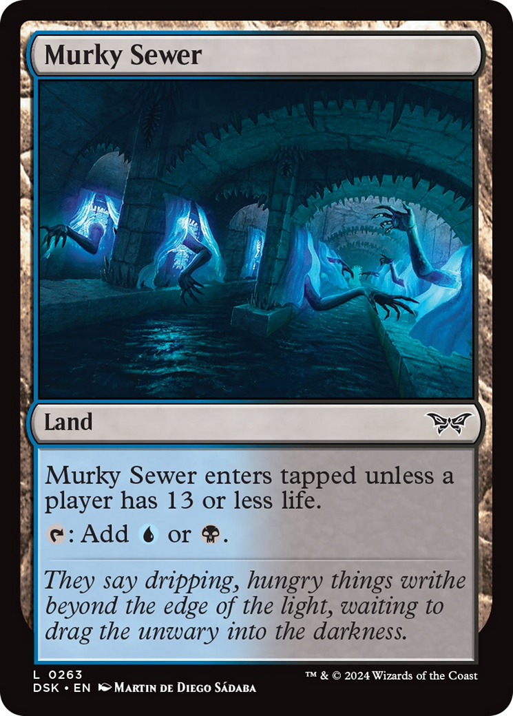 Murky Sewer [Duskmourn: House of Horror] Foil