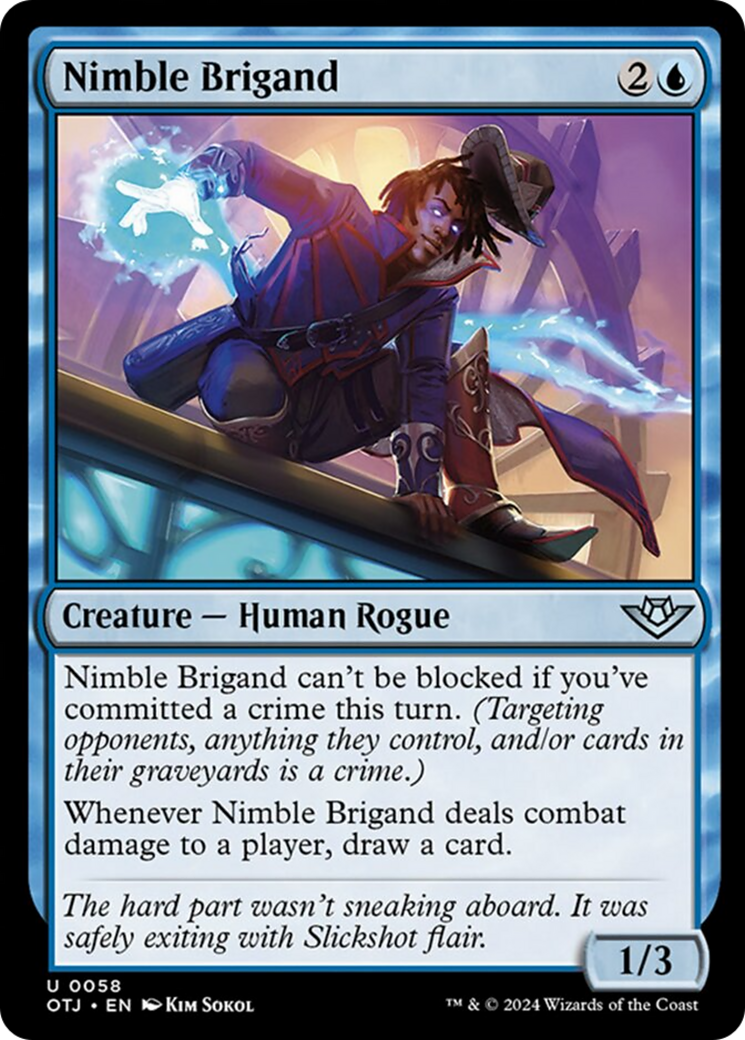 Nimble Brigand [Outlaws of Thunder Junction] Foil