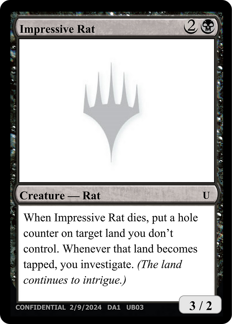 Impressive Rat  [Unknown Event]