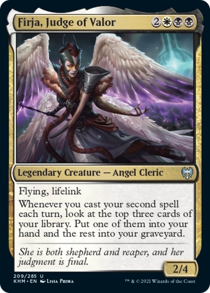 Firja, Judge of Valor [Kaldheim] Foil