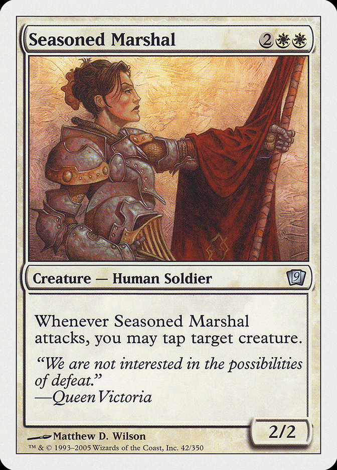 Seasoned Marshal [Ninth Edition] Foil