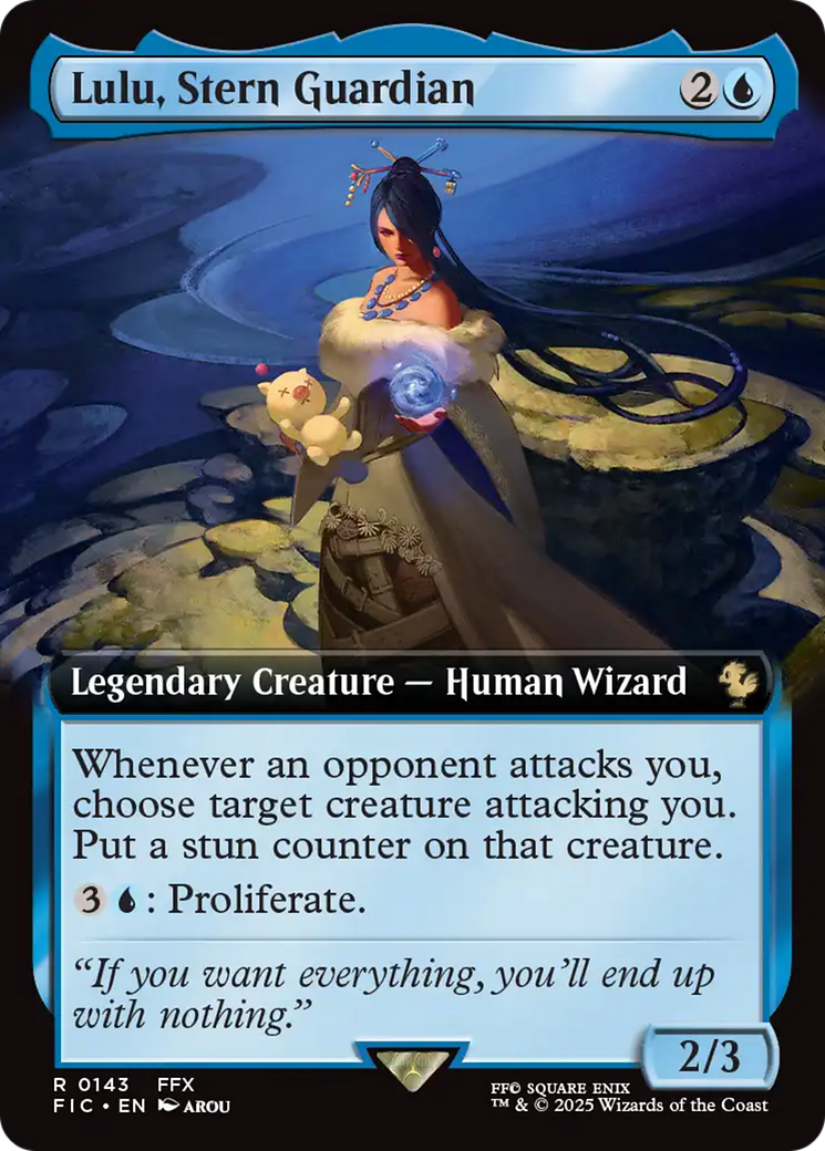 Lulu, Stern Guardian (Extended Art) [FINAL FANTASY Commander] Foil