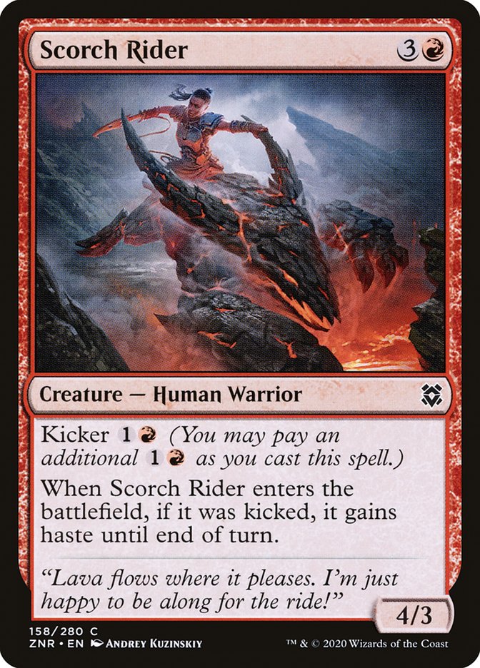 Scorch Rider [Zendikar Rising] Foil