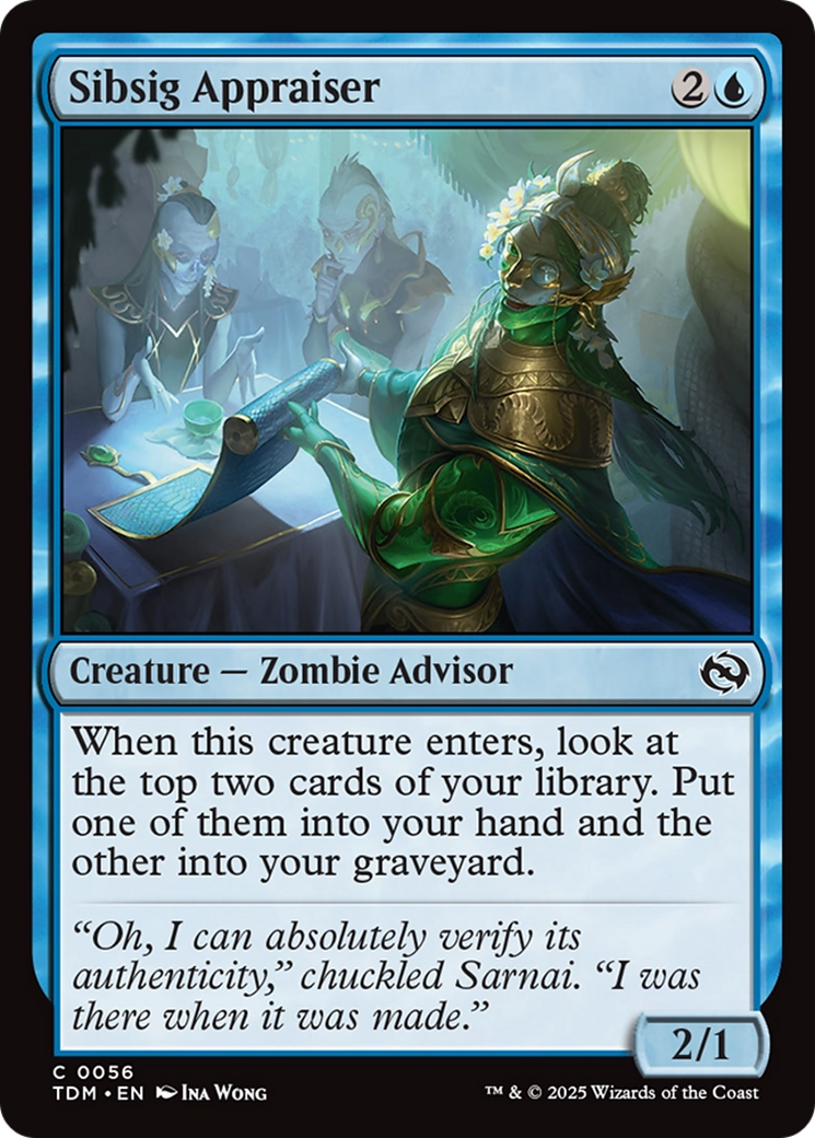 Sibsig Appraiser [Tarkir: Dragonstorm] Foil