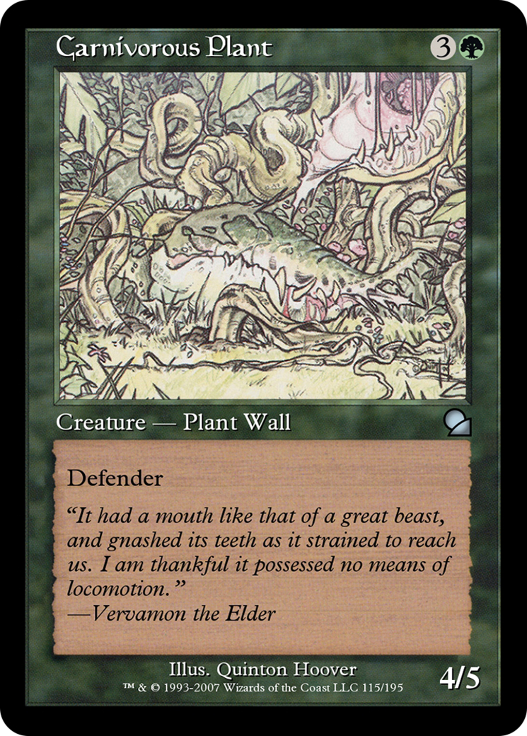 Carnivorous Plant  [Masters Edition]