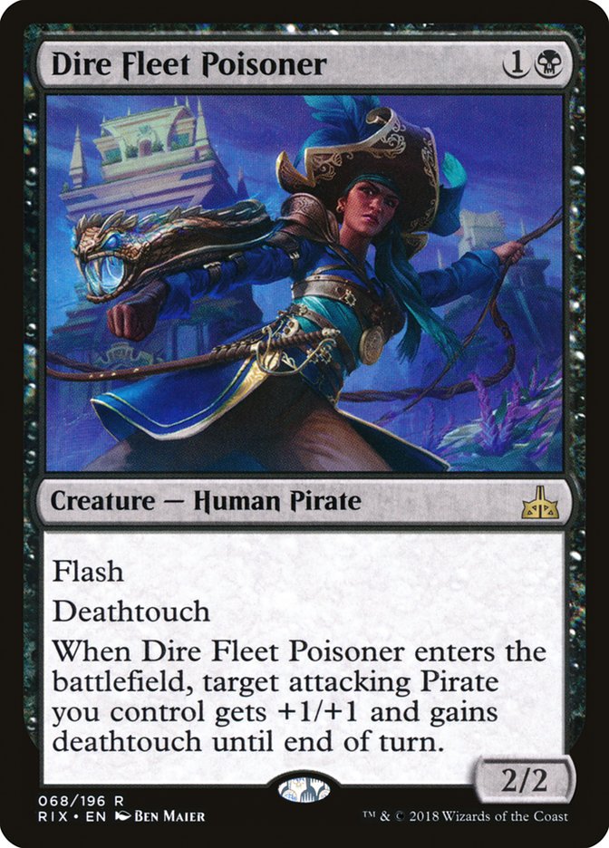 Dire Fleet Poisoner [Rivals of Ixalan] Foil