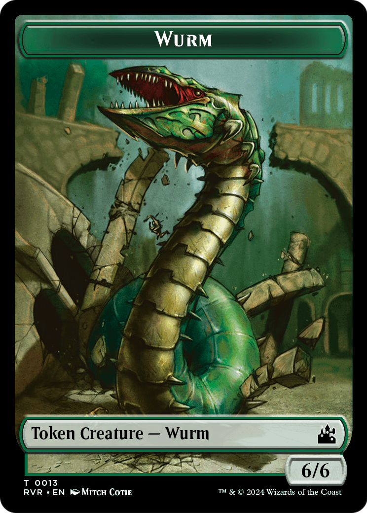 Wurm  [Ravnica Remastered Tokens]