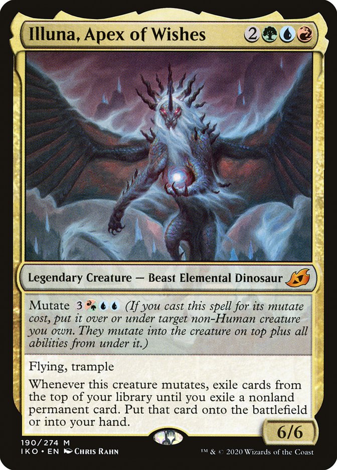 Illuna, Apex of Wishes [Ikoria: Lair of Behemoths] Foil