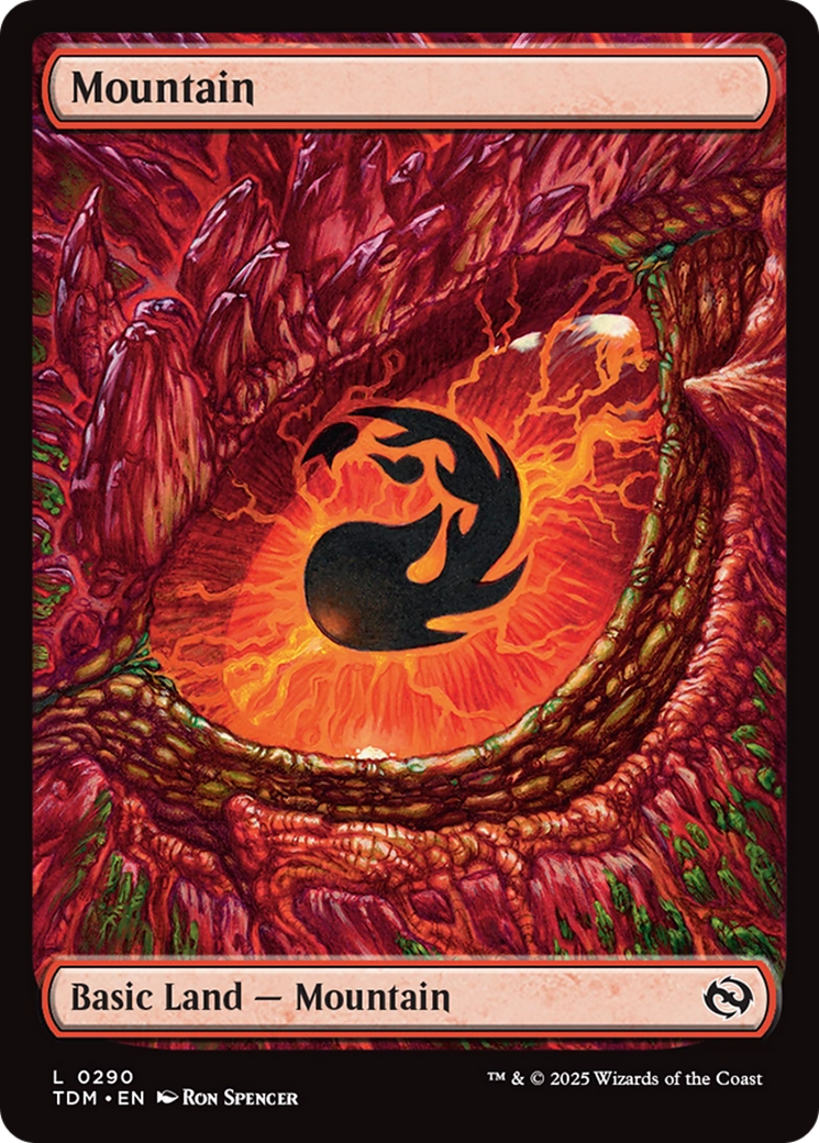 Mountain (0290) [Tarkir: Dragonstorm] Foil
