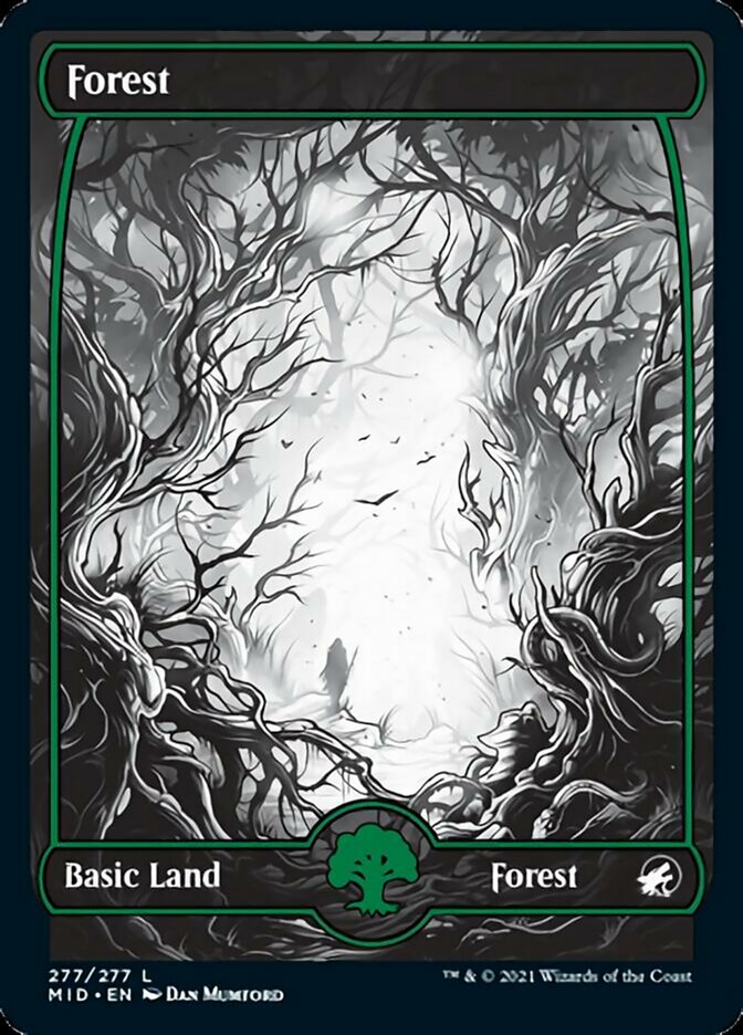 Forest (277) [Innistrad: Midnight Hunt] Foil