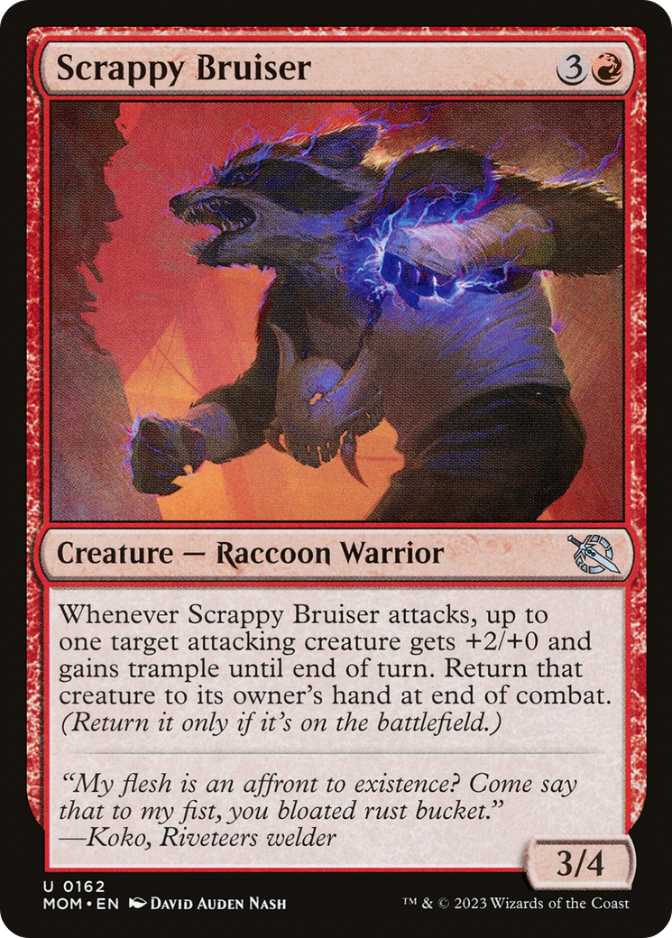 Scrappy Bruiser [March of the Machine] Foil