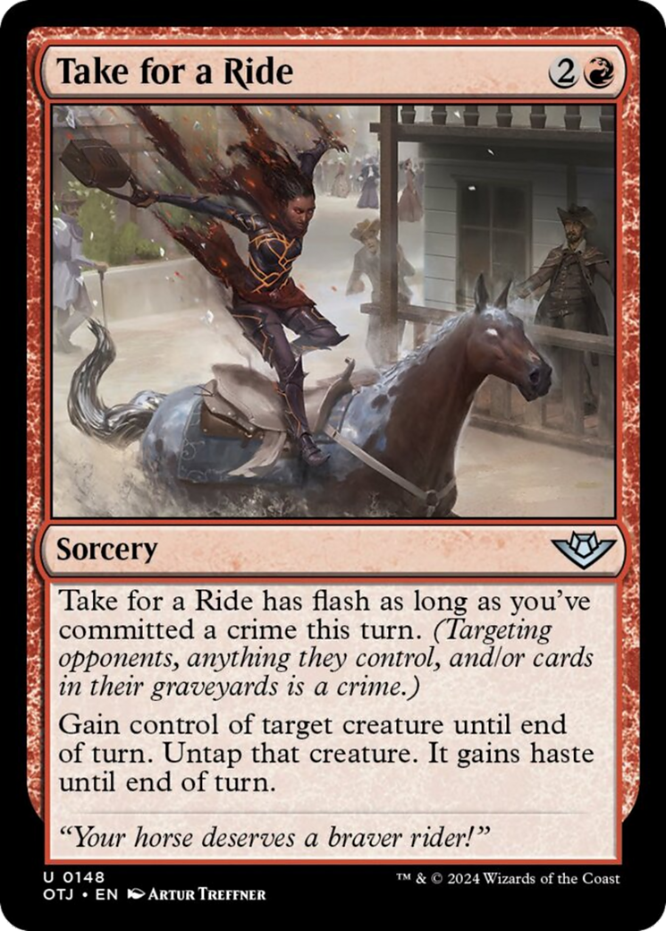 Take for a Ride [Outlaws of Thunder Junction] Foil