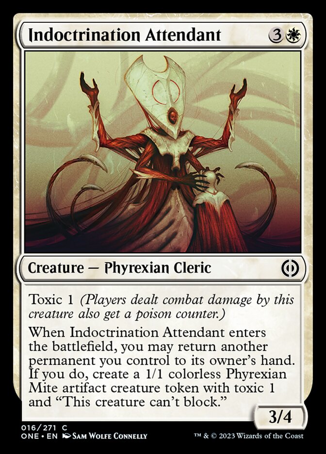 Indoctrination Attendant [Phyrexia: All Will Be One] Foil