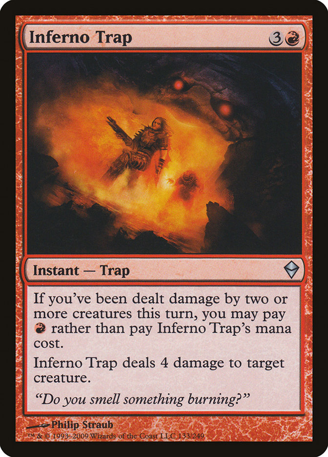Inferno Trap [Zendikar] Foil