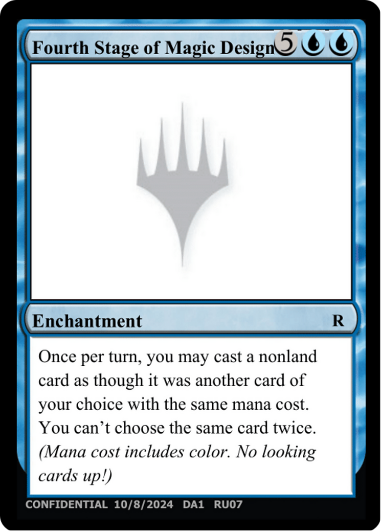 Fourth Stage of Magic Design  [Unknown Event]