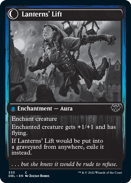 Lantern Bearer // Lanterns' Lift [Innistrad: Double Feature] Foil