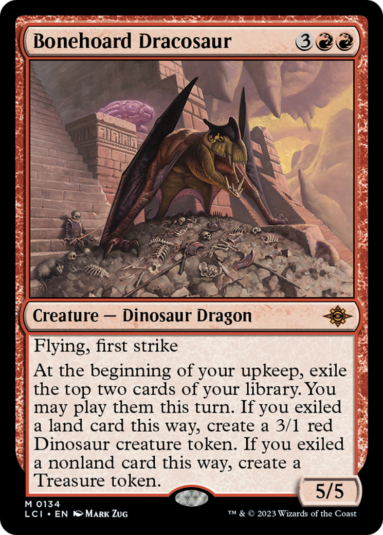 Bonehoard Dracosaur [The Lost Caverns of Ixalan] Foil