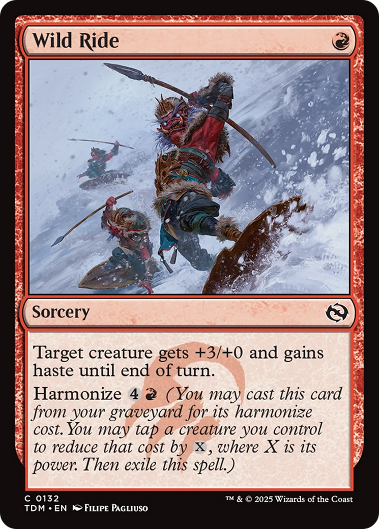 Wild Ride [Tarkir: Dragonstorm] Foil