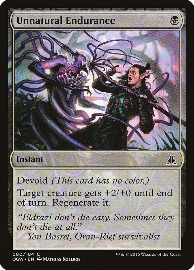 Unnatural Endurance [Oath of the Gatewatch] Foil