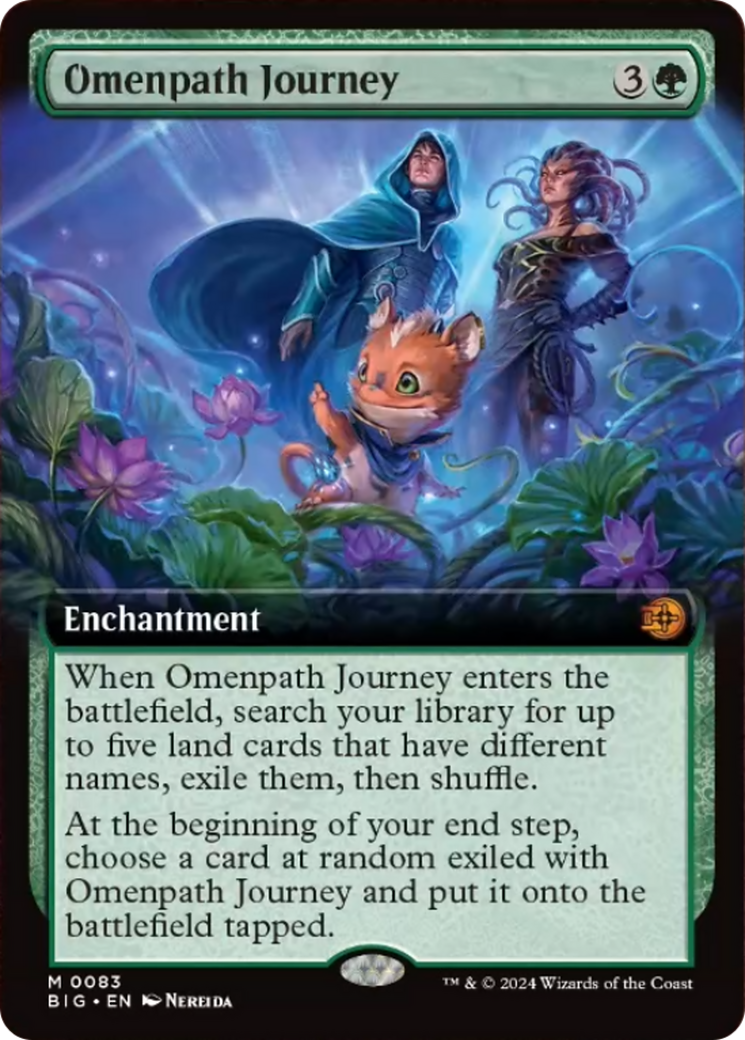 Omenpath Journey (Extended Art) [Outlaws of Thunder Junction: The Big Score] Foil