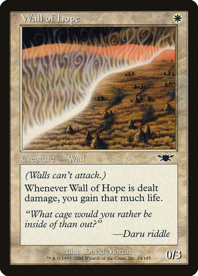 Wall of Hope [Legions] Foil