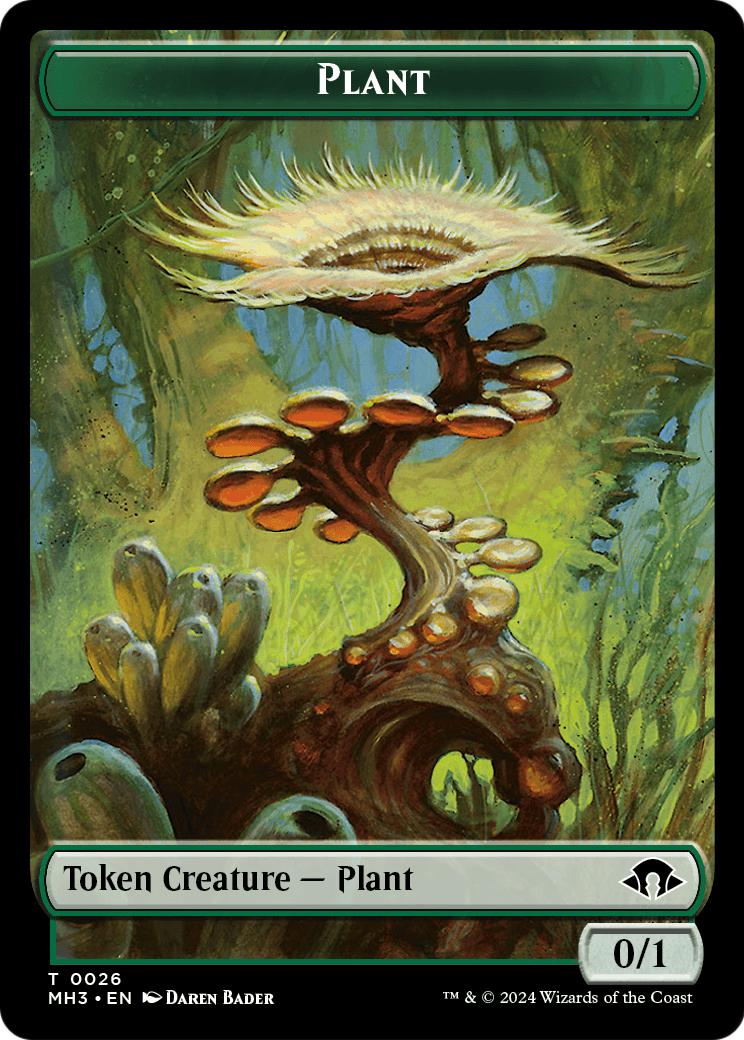Plant  [Modern Horizons 3 Tokens] Foil