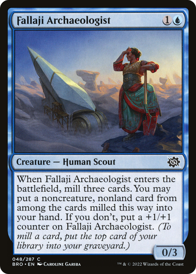 Fallaji Archaeologist  [The Brothers' War] Foil