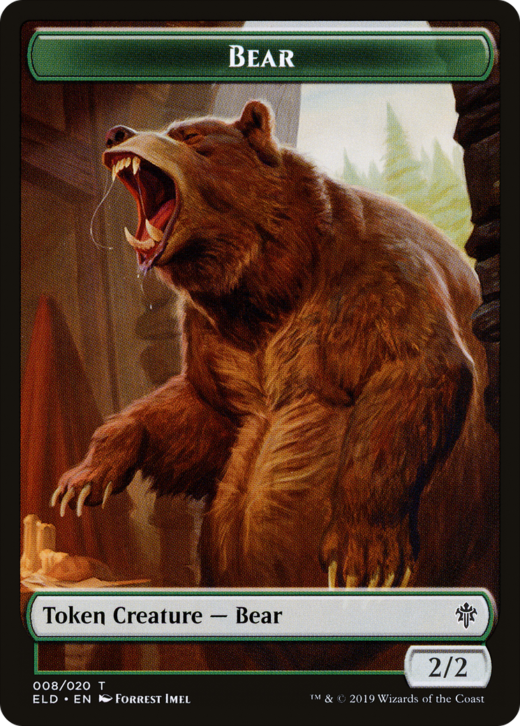 Bear  [Throne of Eldraine Tokens]