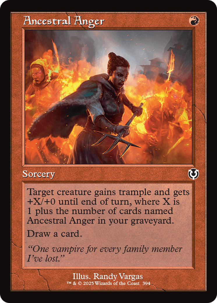 Ancestral Anger (Retro Frame) [Innistrad Remastered] Foil