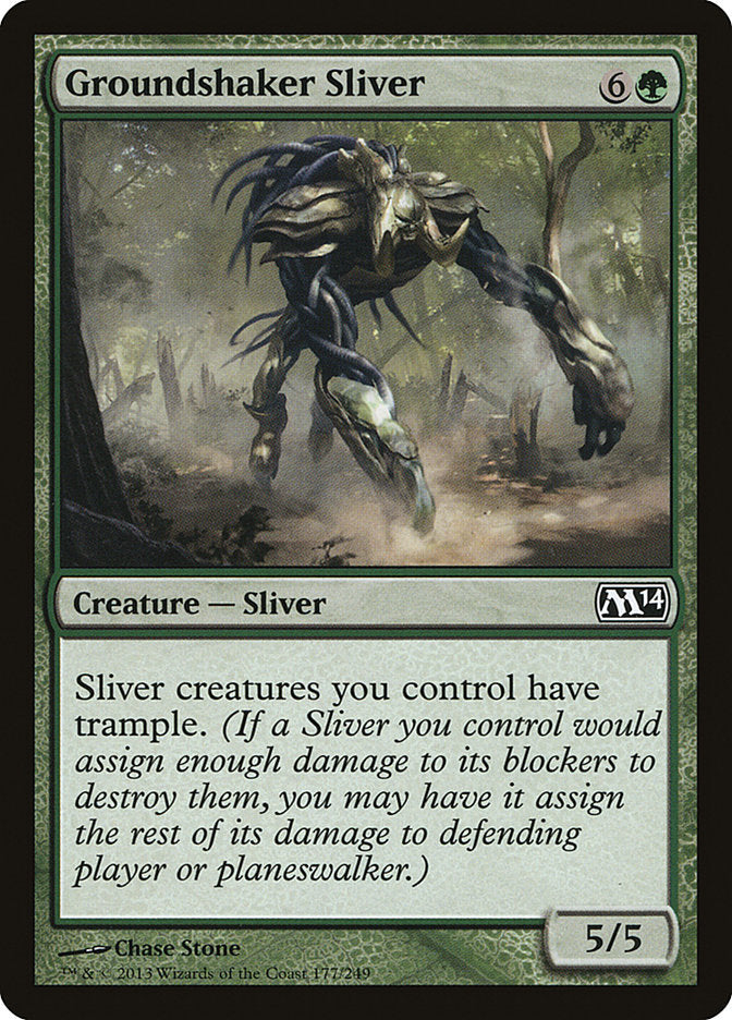 Groundshaker Sliver [Magic 2014] Foil