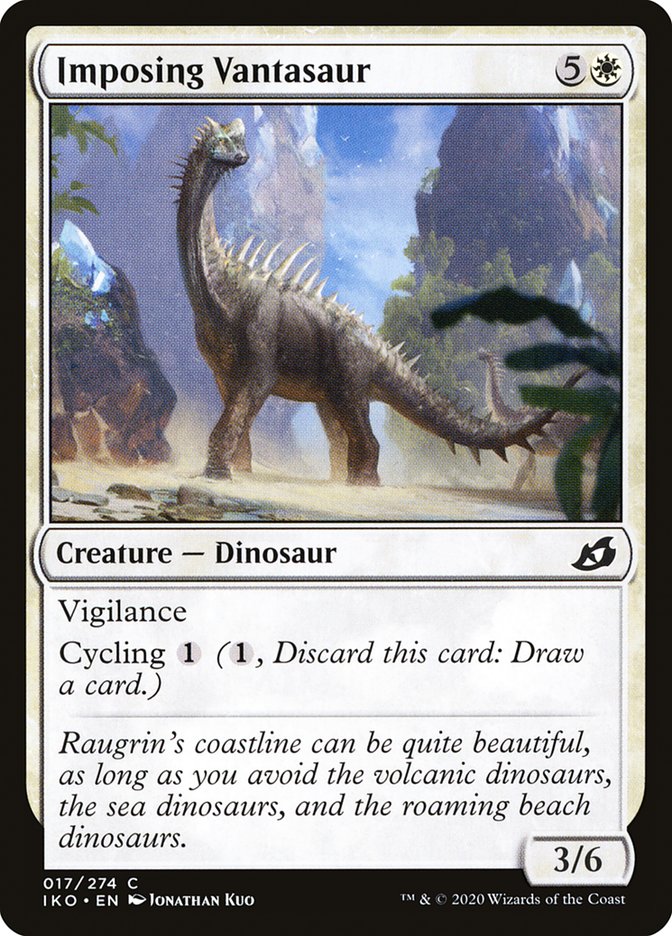 Imposing Vantasaur [Ikoria: Lair of Behemoths] Foil
