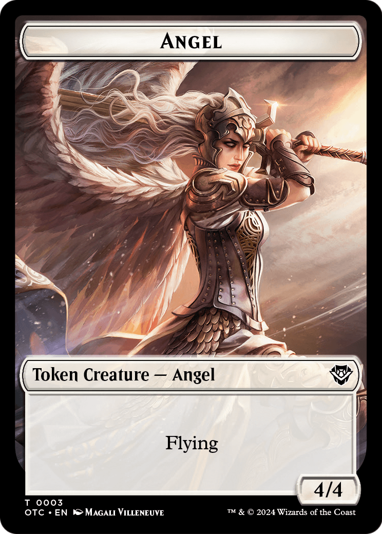 Angel  [Outlaws of Thunder Junction Commander Tokens]