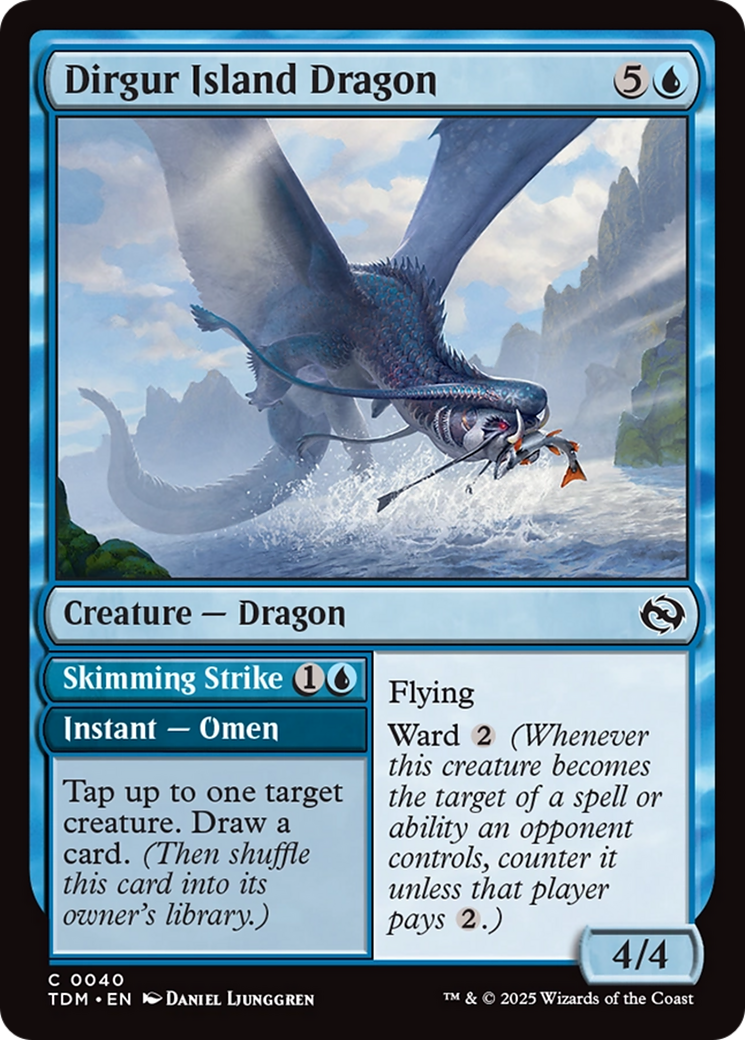 Dirgur Island Dragon [Tarkir: Dragonstorm] Foil