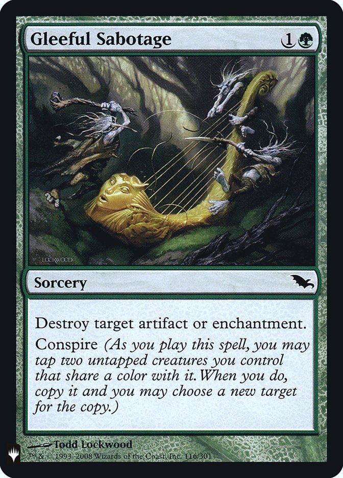 Gleeful Sabotage [Mystery Booster] Foil